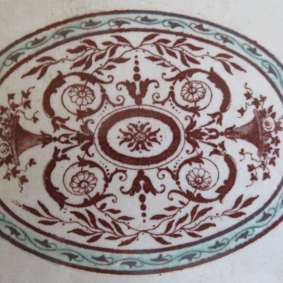 Antique COPELAND Spode 'Venetia' Platter Oval 13.25" L (DK697) - Picture 4 of 14